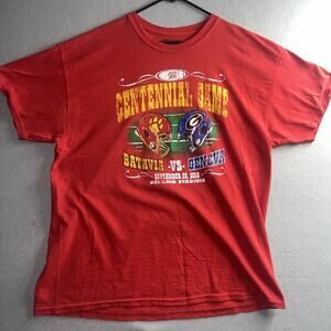 Gildan Classic Men's T-Shirt Football Clash Derby Centennial Game Back Print